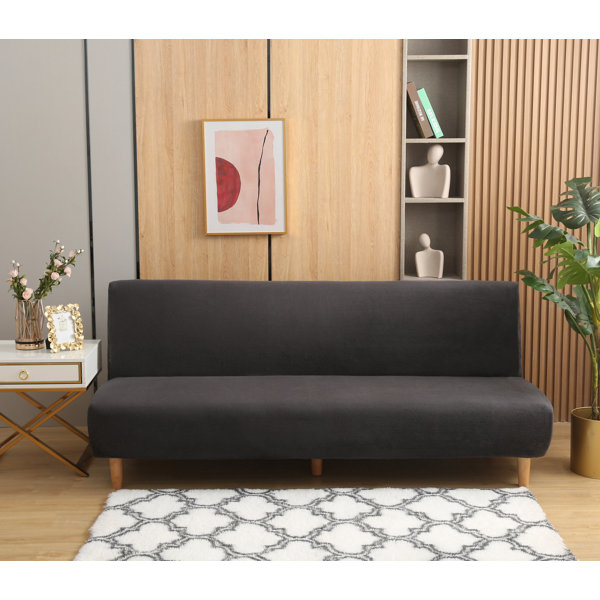 Latitude Run® Gephart Box Cushion Futon Slipcover & Reviews Wayfair